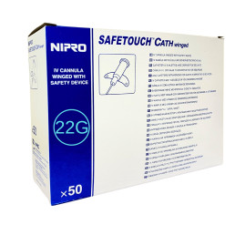 Cateter Intravenoso Seguridad Safetouch Cath Nº 22 Caja 50 Unids